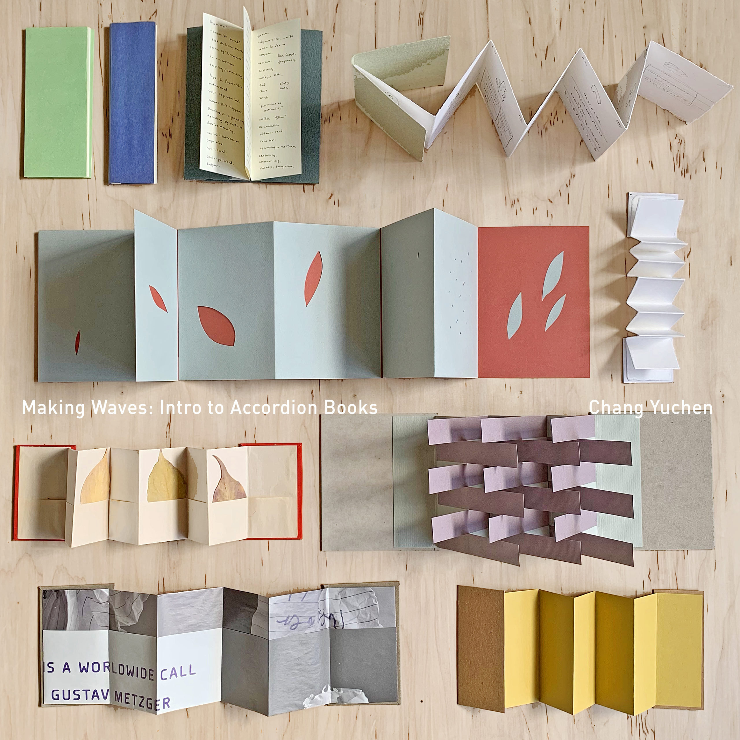 Making Waves: Intro to the Accordion Book (Fall 2021) - Center for Book Arts