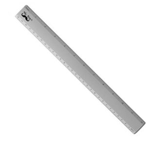 12 inch metal ruler