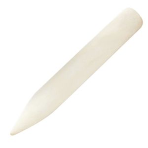 long, flat piece of bone with one pointy end