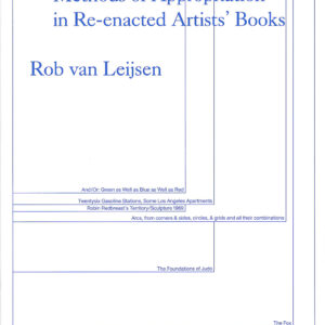 white book cover with blue text