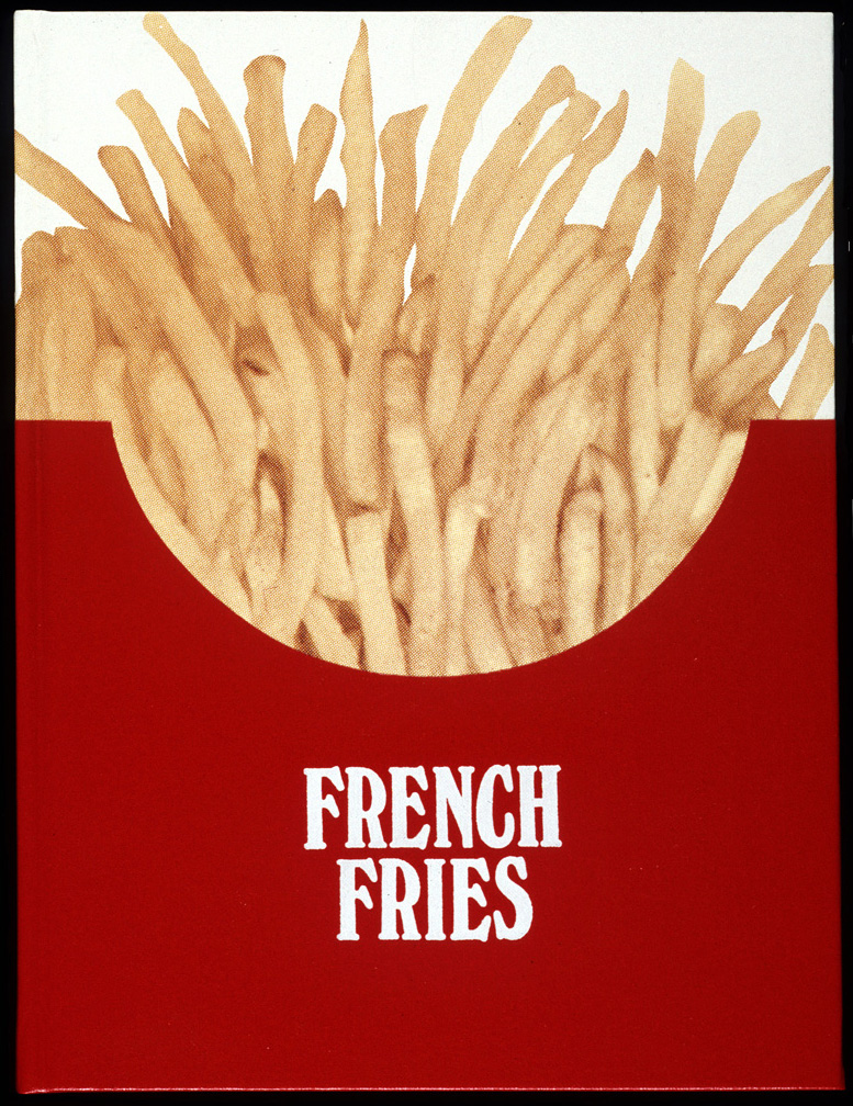 Cover of Warren Lehrer book with box of french fries