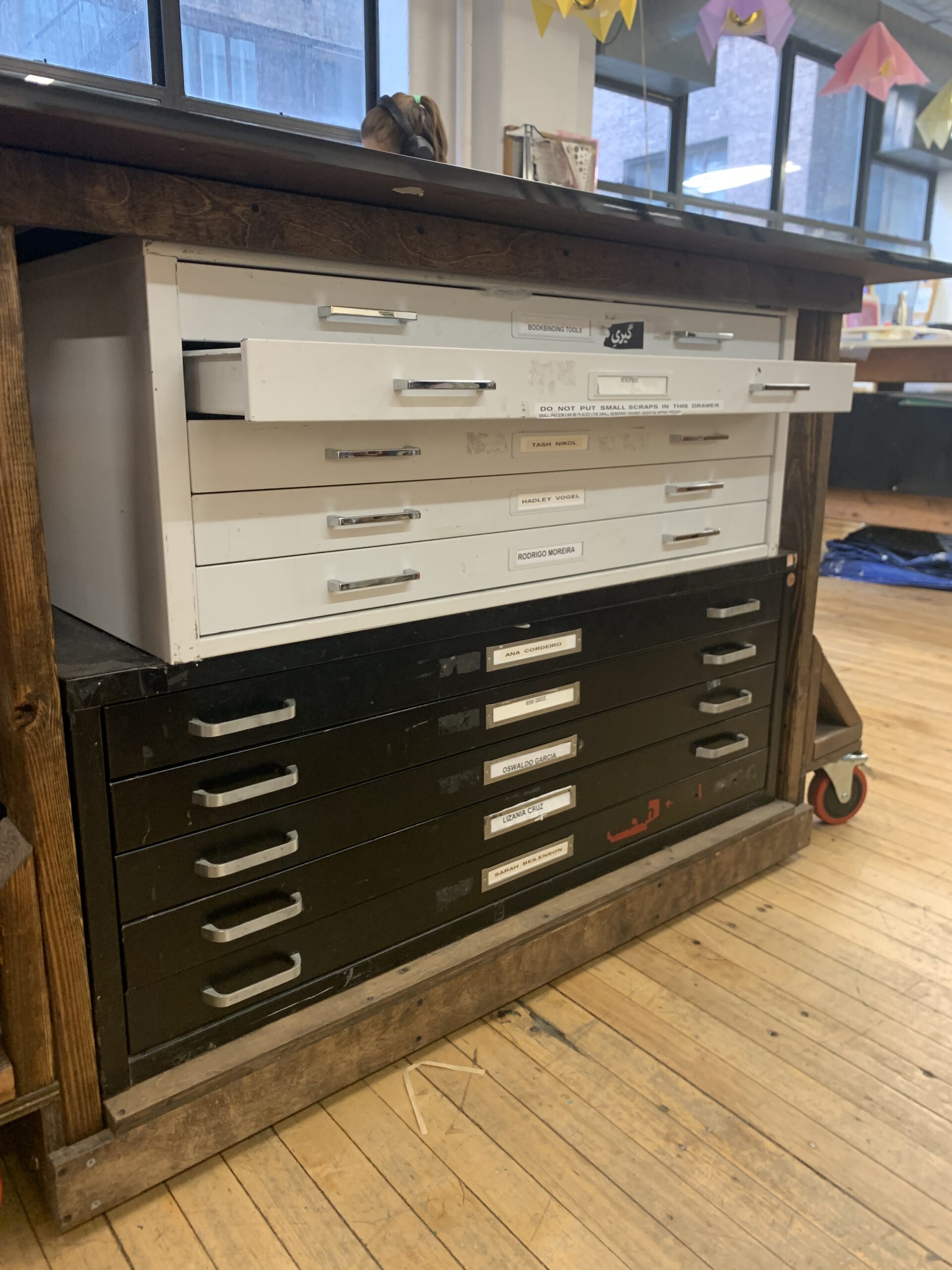 Flat files drawers
