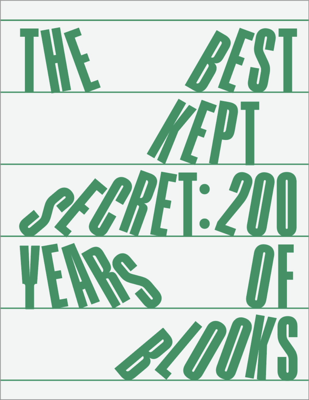 The Best Kept Secret: 200 Years of Blooks